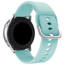 Bild iLike Strap TYS smart watch band universal 22mm (22 mm, Silikon), Uhrenarmband, Türkis