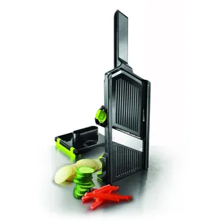 VoltShine Gemüsehobel, verstellbar, mit Griff, aus Edelstahl, ermöglicht präzise und einstellbare Schnitte für eine Vielzahl von Lebensmitteln