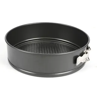 Springform Backform Kuchenform Tortenform 24 cm Carbon – Antihaft flach stabil