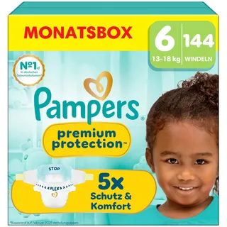 Pampers Premium Protection Gr. 6 (13-18 kg) 144 St.