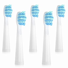 Elektrische Zahnbürste Aufsteckbürsten für Ersatzbürsten Medium Mittelweiche Bürsten geeignet für 507, 958, 551, 515 (weiß)