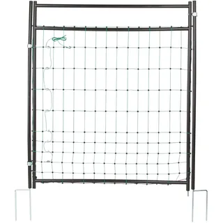 Kerbl Tür für Elektrozaunnetz bis 106 cm Öffnungsbreite 86 cm Weiß