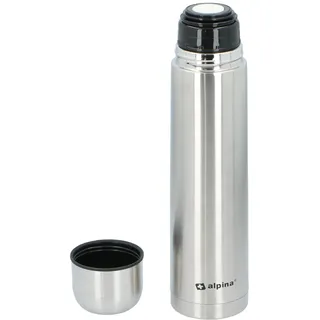 Alpina Thermosflasche silber 1 l