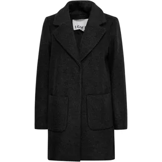 Ichi Wintermantel "Damen Jacke IHSTIPA", schwarz