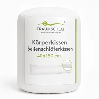 Traumschlaf Air Breeze Seitenschläferkissen mit Memory-Schaum - ergonomischer Halt und atmungsaktiver Komfort - 40x180 cm