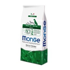 2x12 kg Adult Maxi Monge Natural Superpremium Hrană uscată câini