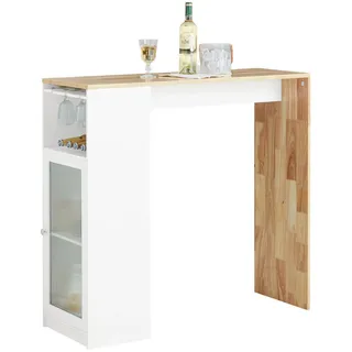 SoBuy Bartisch Esstisch Balkontisch Küchentisch Bistrotisch Stehtisch FWT99-WN