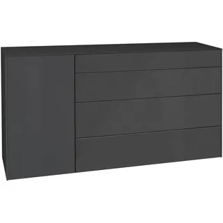 Mäusbacher Sideboard 169 x 89 x 42 cm grau / anthrazit