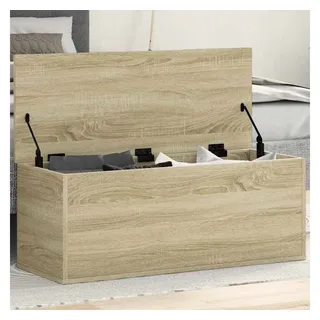 vidaXL Truhe Sonoma-Eiche 90 x 35 x 35 cm 1-tlg. braun