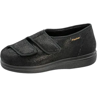Fischer Markenschuh Ortho Flache Hausschuhe Schwarz 47