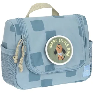 Lässig Kinder Kulturtasche Waschbeutel Waschtasche Kulturbeutel zum Hängen/Mini Washbag Pattern Party Blue
