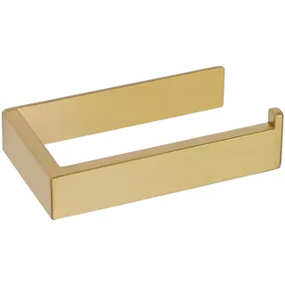 SAYAYO Toilettenpapierhalter Ohne Bohren Toilettenpapierhalter Gold Klopapierhalter Selbstklebend Edelstahl Toilet Paper Holder WC Rollenhalter für Toilette und Badezimmer