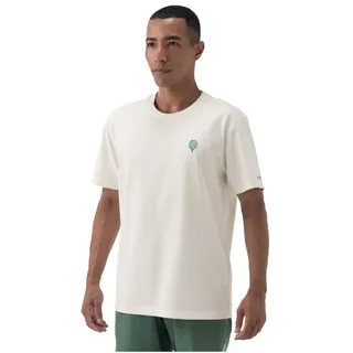 Yonex Sport-Tshirt Nature (Baumwolle) 2024 offweiss Herren