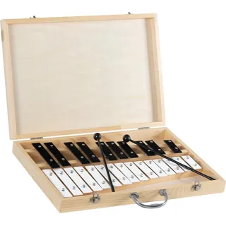 Classic Cantabile GSH-25 Glockenspiel mit Holzbox Chromatisch