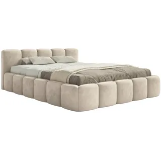 Selsey Polsterbett Ecru, Textil, 2-Sitzer, 180x200 cm, B: 200 H: 72