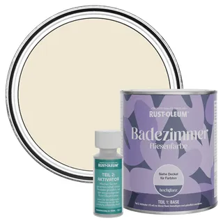 Rust-Oleum wasserfeste hellbraun Fliesenfarbe für Badezimmer in Hochglanz Finish - Kalkstein 750ML