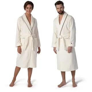 Homewear Schalkragenmantel ivory XL