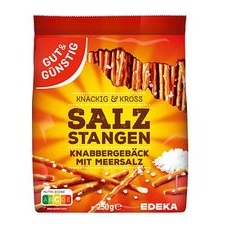 GUT&GÜNSTIG Salzstangen Gebäck 250,0 g