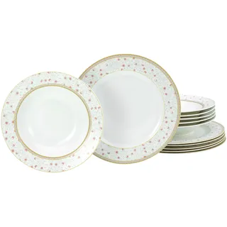 CreaTable Emilia Tafelservice 12-tlg. creme-weiß