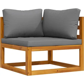 vidaXL Modular-Ecksofa Loungesofa grau