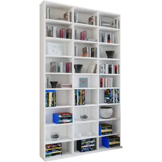 VCM Standregal 102 x 23 x 180 cm Braun