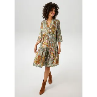 Aniston CASUAL Tunikakleid Paisley Bunt 40
