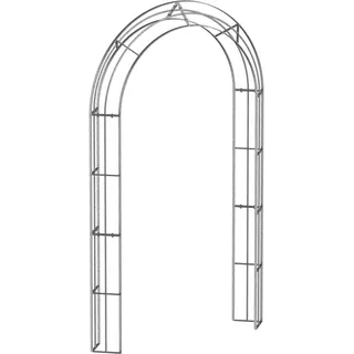 ELEO Rosenbogen Matera 235 cm x 140 cm x 29,7 cm Feuerverzinkt