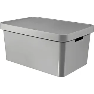 Curver Behälter INFINITY 45L mit Deckel grau - Grau