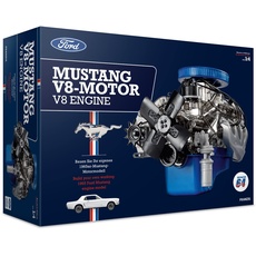 Bild Ford Mustang V8-Motor, Motorbausatz im Maßstab 1:4, inkl. Soundmodul, Anleitung und 100-seitigem Begleitbuch