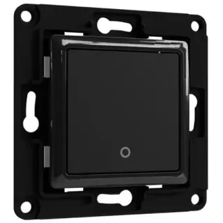Shelly Wandtaster Wall Switch 1 schwarz