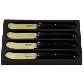 Laguiole Style de Vie Buttermesser Prestige Line, 4-teilig, Golden