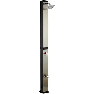 myPOOL Solardusche Geteilt mit Edelstahlfront 40l