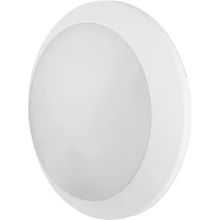 B·LED BARCELONA LED Fumagalli Außenleuchte, Wandleuchte, rund, Durchmesser 35 cm, Weiß, IP66, wasserdicht, mit 2 Fassungen E27 für Terrasse, Garten, Hof, Balkon