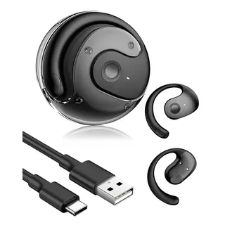 Qaum Ai-Sprachübersetzungs-Ohrhörer, 144 Sprachen, Echtzeit-Übersetzungs-Kopfhörer mit Mikrofon, 48 Stunden, Zwei-Wege-offenes Ohr-Übersetzer-Ohrhörer mit Bluetooth 5.4 für Reisen, Business, Lernen