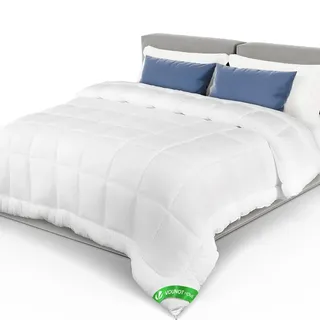 VOUNOT Bettdecke 220x240cm, 4 Jahreszeiten Daunendecke 300GSM Füllung, Atmungsaktive Schlafdecke Steppdecke ,Oeko-Tex Standard