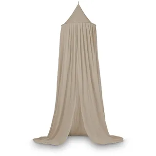 jollein Baldachin Vintage Nougat - Höhe 245 cm - Betthimmel Babybett Kinderzimmer - Beige
