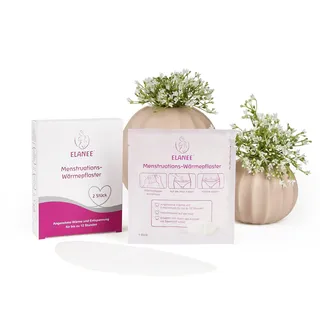 Elanee Menstruations-Wärmepflaster, 12 Stunden Wärme für Bauch & Rücken