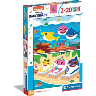 Clementoni Baby Shark Puzzle 2X20pcs.