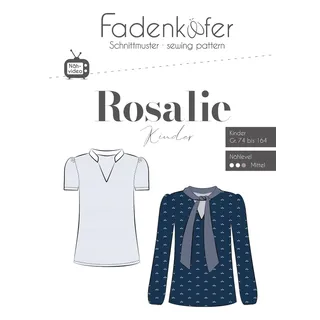 Papierschnittmuster Schluppenbluse Rosalie Kinder