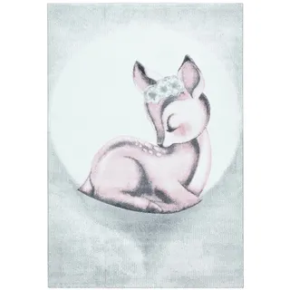 Ayyildiz Kinderteppich Bambi 850 Pink 120 cm x 170 cm