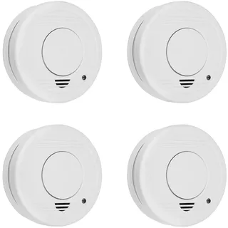 smartwares FSM-11514 Weiß inkl. 5 Jahres-Batterie 4 St.