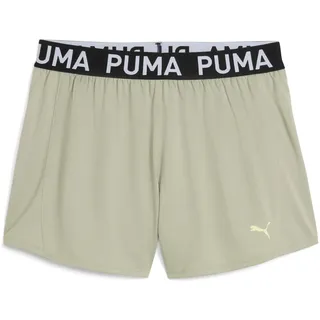 Puma W Strong Knit 3" Strick-Shorts Lux Army XS
