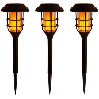 Solarleuchte Garten 3er Set Laterne Solarlampe Außen Außenleuchte Solar