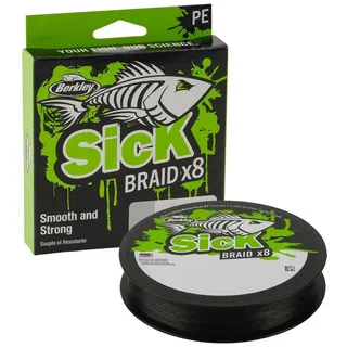 Berkley Sick 150 M geflochtene Schnur - Black / 0.080 mm