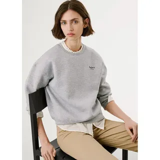Pepe Jeans Sweatshirt "Babi" in Hellgrau - S