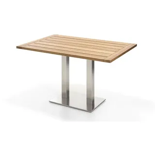 Niehoff Klapptisch 120 x 81 x 75 cm Braun/Weiß