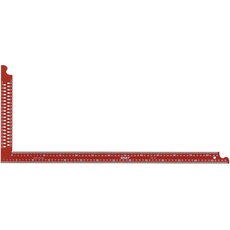 Bild Zimmermannswinkel ZWCA mit Anreißlöcher Schienenlänge 600 mm, rot, 56132001