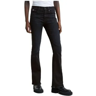 G-Star für Damen. D21290-A634-G730 Jeans 3301 Flare schwarz (33/30), Lässig, Denim, Nachhaltig, Recycelte Baumwolle
