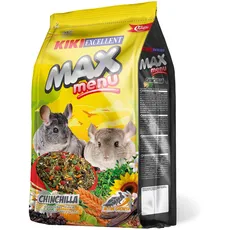 KIKI Komplettes Futter für Chinchillas MAX Menu 1 kg