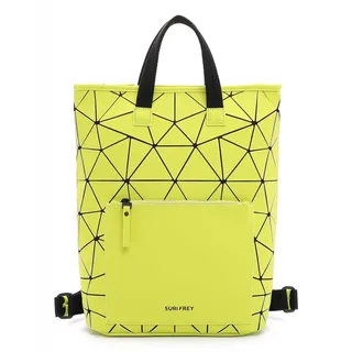 SURI FREY Rucksack mit Laptopfach Suri Sports Jessy-Lu City Backpack Lightoliv hellgrün - Gelb